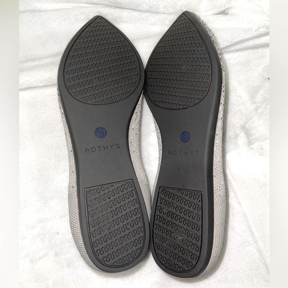 Rothy’s Original Metallic Pearl The Point Flat Size 7? (See below) - Picture 5 of 5